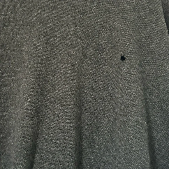 Boss Charcoal Gray Turtleneck Poncho Sweater (see pics) - Picture 3 of 4